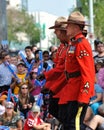 Canadian RCMP at Edmonton's Capital Ex parade