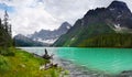 Canadian Rockies Lake Mountains Banff Alberta Royalty Free Stock Photo