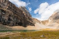 Canadian Rockies landscape. Sentinel Pass. Banff National Park, Alberta, Canada.