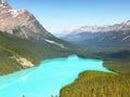 Canada, Banff National Park, Peyto Lake Mountains Royalty Free Stock Photo