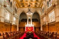Canadian Senate Chamber interior Parliament hill, Ottawa, Canada Royalty Free Stock Photo