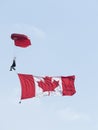 Canadian Skyhawks skydiving team Royalty Free Stock Photo