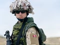 Canadian soldier Royalty Free Stock Photo