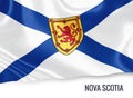 Canadian state Nova Scotia flag.