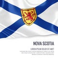 Canadian state Nova Scotia flag.