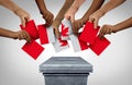Canadian Vote Concept