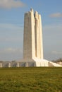 Canadian war memorial, Vimy Ridge, Belgium. Royalty Free Stock Photo