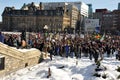 Canadians protest suspension of Parliament