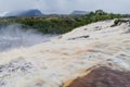 Canaima Lagoon waterfalls Royalty Free Stock Photo