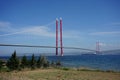 1915 Canakkale Bridge in Canakkale, Turkiye Royalty Free Stock Photo