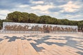 Canakkale Martyrs Memorial is a commemoration to the service of Turkish soldiers who participated at the Battle of Gallipoli, duri