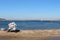 Canakkale throat and fishing boat