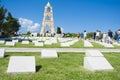 Canakkale, Turkey - August 10, 2018 : This martyrdom was built in the memory of 57th Regiment giving thousands of martyrs Royalty Free Stock Photo