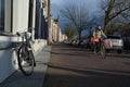 Canal in Alkmaar, Netherlands, Noordholland Royalty Free Stock Photo