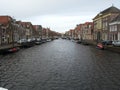Canal Alkmaar Royalty Free Stock Photo
