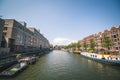 Canal in Amsterdam, Netherlands