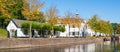 Canal and Arsenaal in Naarden, Netherlands