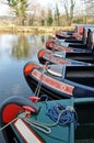 Canal barges Royalty Free Stock Photo