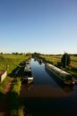 Canal barges Norbury Junction Royalty Free Stock Photo