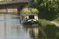 Canal boat Britain. Royalty Free Stock Photo