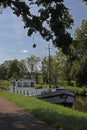 A Canal boat on the Canal du Nivernais