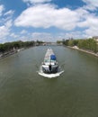 Canal Boat in Paris