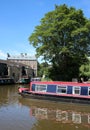 Canal boats on Leeds and Liverpool Canal, Skipton