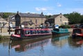 Canal boats on Leeds and Liverpool canal, Skipton