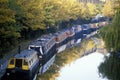 Canal boats in London, England Royalty Free Stock Photo