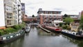 Canal and modern apartment buildings