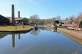 Canal boats on the wharf