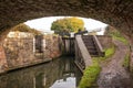 Canal Bottom Lock. Royalty Free Stock Photo