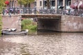 Canal bridge in Amsterdam