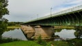 The canal bridge over the river Loire in Briare