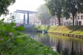 Canal and bridge s`Hertogenbosch Zuid-Willemsvaart August 29, 2019