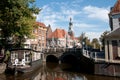 Canal in the city Alkmaar