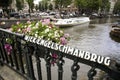 Canal in the city of Amsterdam