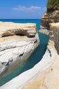 Canal d'amour at Corfu island, Greece