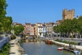 Canal de la Robine, Narbonne, France Royalty Free Stock Photo