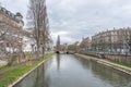 Canal des Faux Remparts in Strasbourg, France