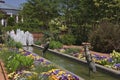 Canal Gardens at Daniel Stowe Royalty Free Stock Photo