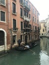 Canal and gondola in Venice, Travel around Italy