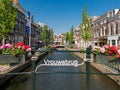 Canal in Gouda, Netherlands