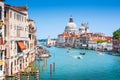 Canal Grande with Basilica di Santa Maria della Salute in Venice, Italy Royalty Free Stock Photo