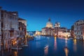 Canal Grande sunset of Accademia`s bridge. Venice, Italy. Venetian background