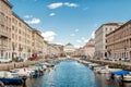 Canal Grande in Trieste Royalty Free Stock Photo