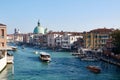 Canal Grande in Venice (Venezia) during the rush hour