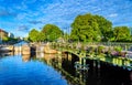Canal in the historic centre of Gothenburg - Sweden Royalty Free Stock Photo