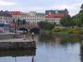 Canal in the historic centre of Gothenburg, Sweden Royalty Free Stock Photo