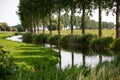 Canal in Holland Royalty Free Stock Photo